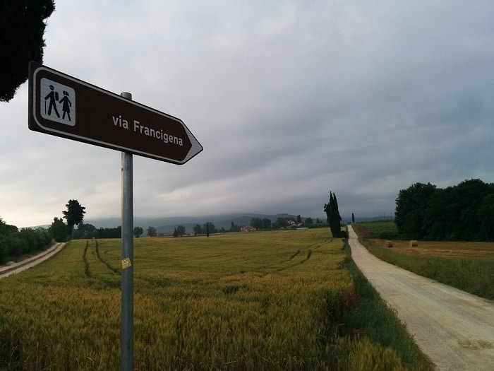 Trekking in autunno sulla Via Francigena