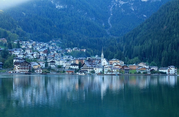 trekking invenali - lago di alleghe